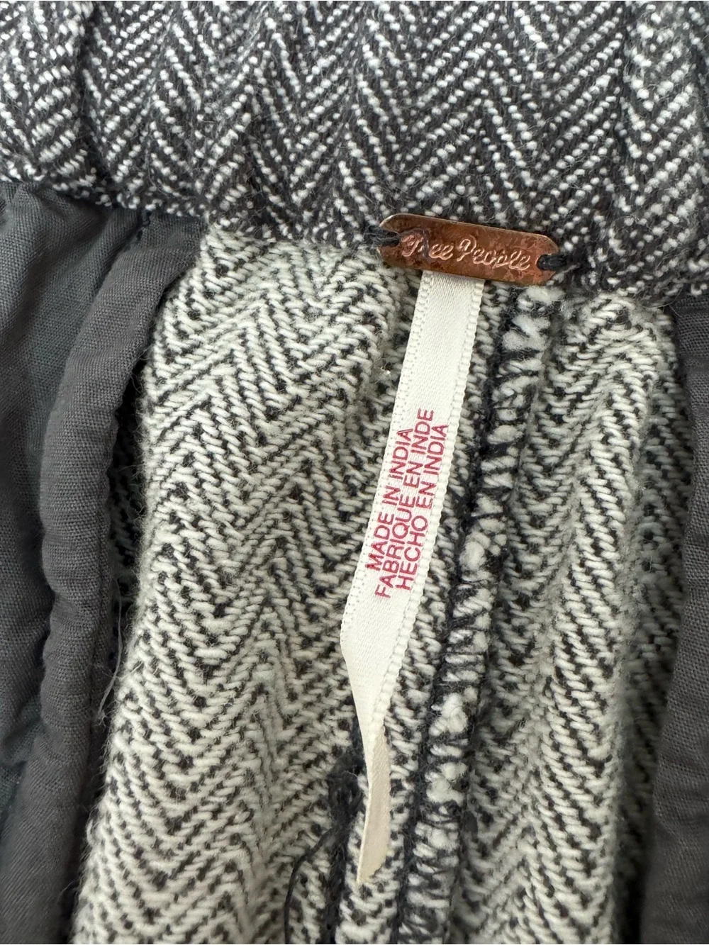 Free People Pop Preppy Gray Tweed Mini Skirt
